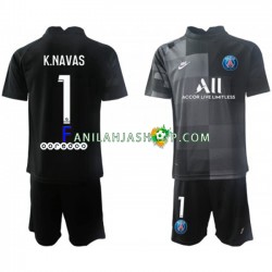 Paris Saint-Germain Pelipaidat Keylor Navas 1 Maalivahdin Vieraspelipaita 2021-2022 Lyhythihainen ,Lapset