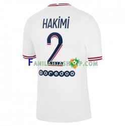 Paris Saint-Germain Pelipaidat Hakimi 2 Neljäspelipaita 2021-2022 Lyhythihainen ,Miehet