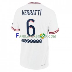 Paris Saint-Germain Pelipaidat Marco Verratti 6 Neljäspelipaita 2021-2022 Lyhythihainen ,Miehet