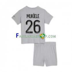Paris Saint-Germain Pelipaidat Mukiele 26 Vieraspelipaita 2022-2023 Lyhythihainen ,Lapset