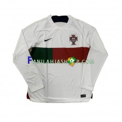 Portugali Pelipaidat Vieraspelipaita World Cup 2022 Pitkähihainen ,Miehet