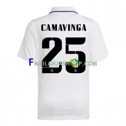 Real Madrid Pelipaidat Camavinga 25 Kotipelipaita 2022-2023 Lyhythihainen ,Miehet