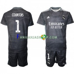 Real Madrid Pelipaidat Thibaut Courtois 1 Maalivahdin Kotipelipaita 2021-2022 Lyhythihainen ,Lapset