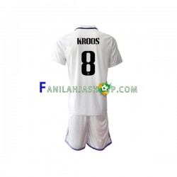 Real Madrid Pelipaidat Toni Kroos 8 Kotipelipaita 2022-2023 Lyhythihainen ,Lapset