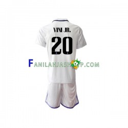 Real Madrid Pelipaidat Vinicius Junior 20 Kotipelipaita 2022-2023 Lyhythihainen ,Lapset