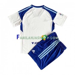 Real Zaragoza Pelipaidat Kotipelipaita 2022-2023 Lyhythihainen ,Lapset