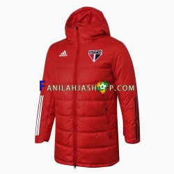 Sao Paulo Punainen Puuvillaneuletakki ,Miehet