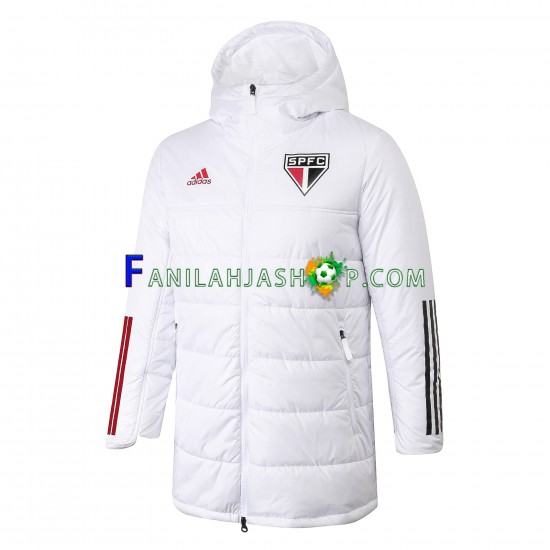 Sao Paulo Valkoinen Puuvillaneuletakki ,Miehet