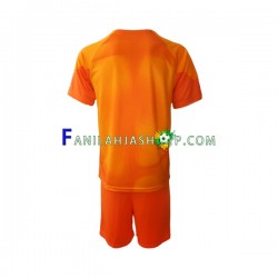 Saudi-Arabia Pelipaidat Maalivahdin Vieraspelipaita World Cup 2022 Lyhythihainen ,Lapset