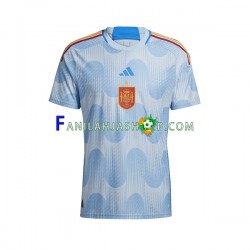 Espanja Pelipaidat Vieraspelipaita World Cup 2022 Lyhythihainen ,Miehet