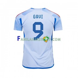 Espanja Pelipaidat Gavi 9 Vieraspelipaita World Cup 2022 Lyhythihainen ,Miehet