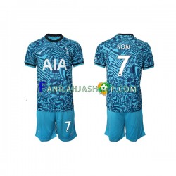 Tottenham Hotspur Pelipaidat Son Heung-min 7 Kolmaspelipaita 2022-2023 Lyhythihainen ,Lapset
