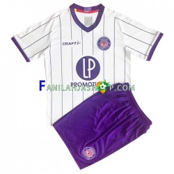 Toulouse FC Pelipaidat Kotipelipaita 2022-2023 Lyhythihainen ,Lapset