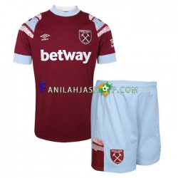 West Ham United Pelipaidat Kotipelipaita 2022-2023 Lyhythihainen ,Lapset