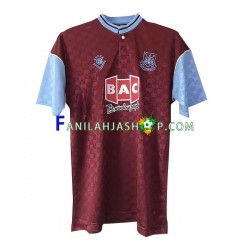 West Ham United Pelipaidat Retro Kotipelipaita 1989-1990 Lyhythihainen ,Miehet
